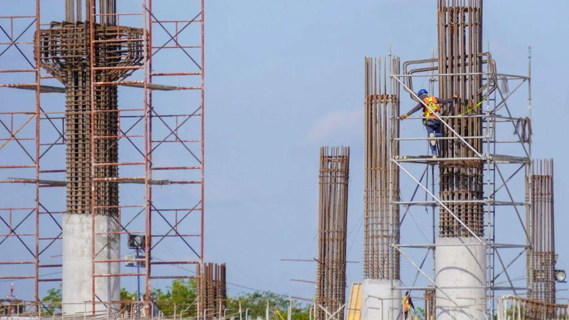 construcción tren maya